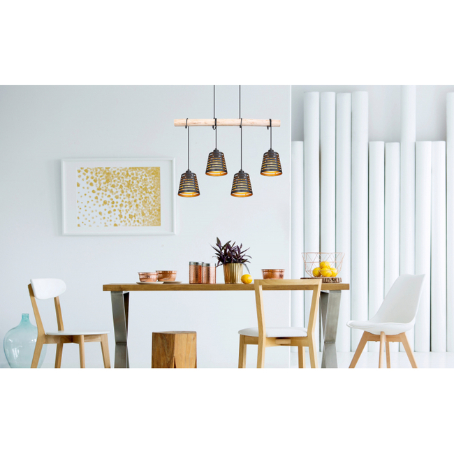 Závesné svietidlo ABLONA - 15451-4H
