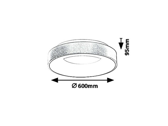 Svietidlo CARMELLA  - LED/50W(3400lm, 4000K), IP20 - 5053