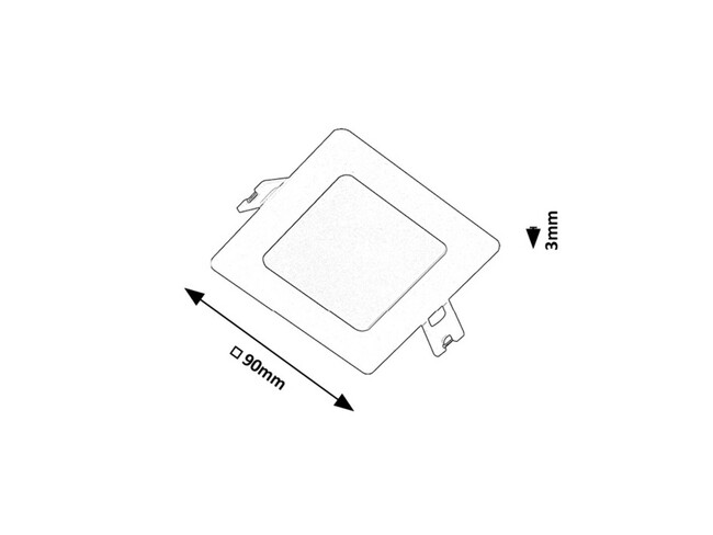 Svietidlo SHAUN2 - 3W, 200lm, IP20 - 71228