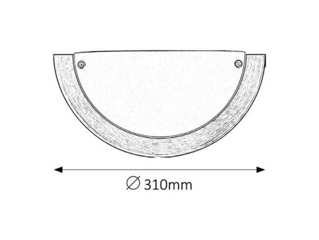 Svietidlo UFO - E27/60W, IP20 - 5263