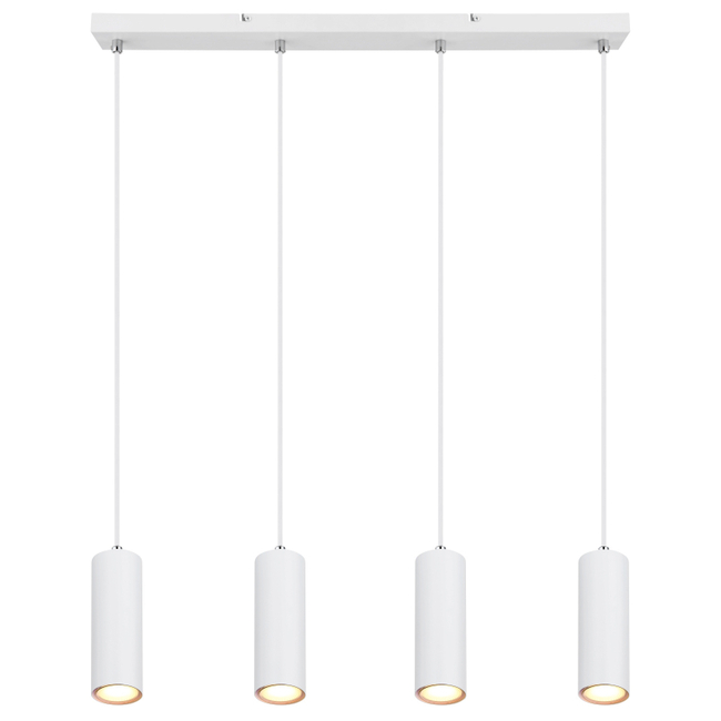 Závesné svietidlo ROBBY - GU10, IP20, biela - 57911-4HW