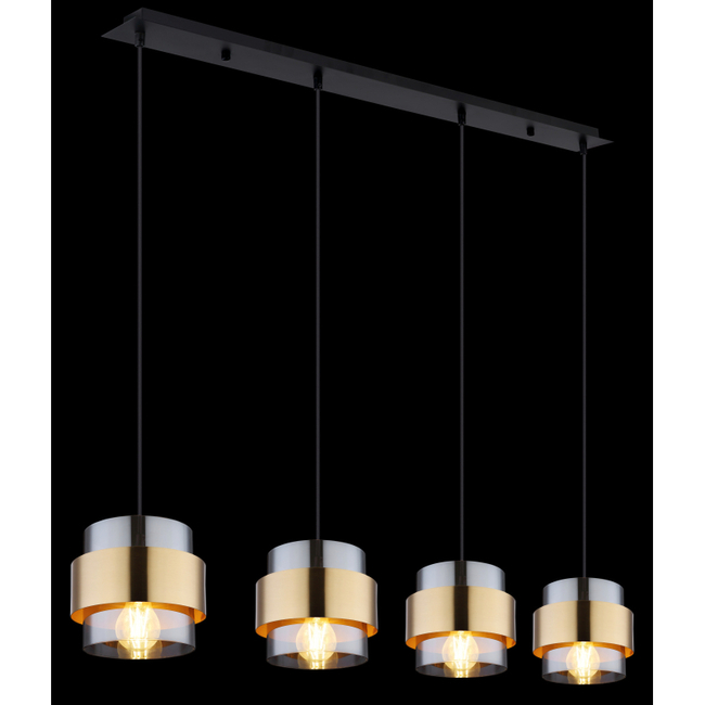 Závesné svietidlo MILLEY - 60W,E27,IP20 - 15560-4H