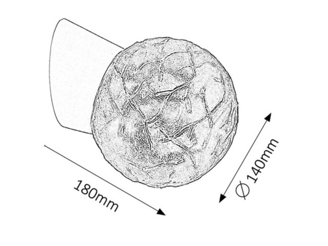 Svietidlo GRACE - E27/60W, IP20 - 2432