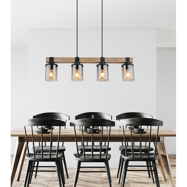 Závesné svietidlo LILA - 60W,E27,IP20 - 15555-4H