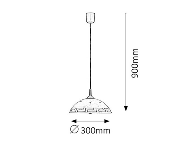 Svietidlo ETRUSCO - E27/60W, IP20 - 7652
