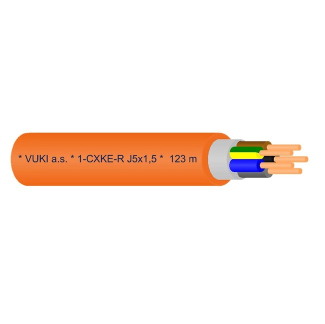 Vodič CXKH-R-O 3x1,5 bezhalogénový, oranžový