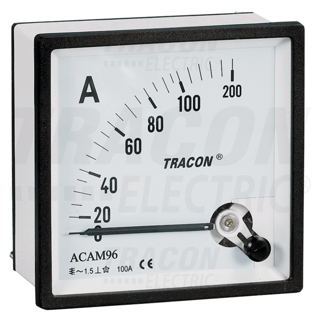 Ampermeter AC, 50A, analog