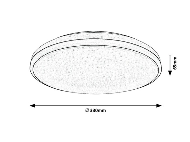 Svietidlo SLAVA - LED/18W, IP44 - 3054