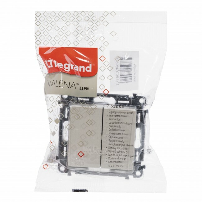 VALENA life - vypínač č.:5, béžový