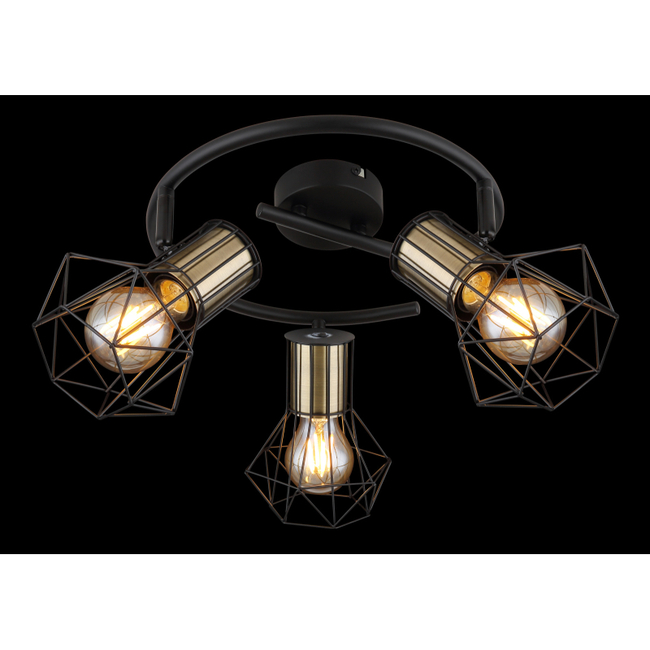 Stropné svietidlo PRISKA -40W,E27,IP20 - 54017-3M