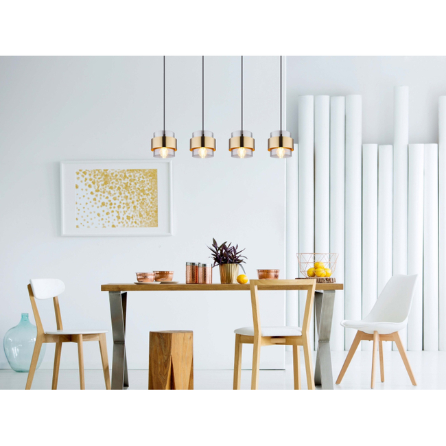 Závesné svietidlo MILLEY - 60W,E27,IP20 - 15560-4H