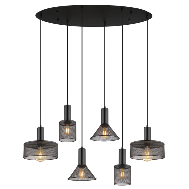 Závesné svietidlo JEDD - 60W, E27, IP20 - 15648-6H