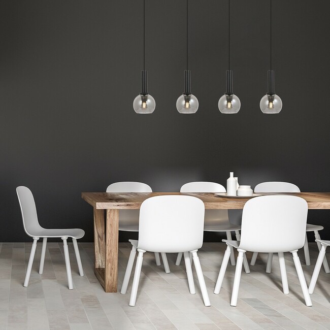 Závesné svietidlo CENTIO - E27/4x max. 40W, IP20 - 72174