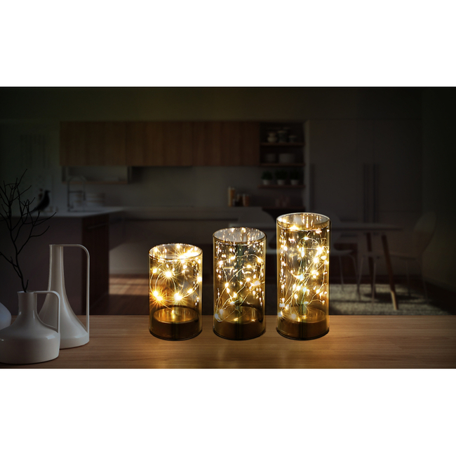 Stolová lampa HANNI - sivá,0,06W,IP20 - 28209