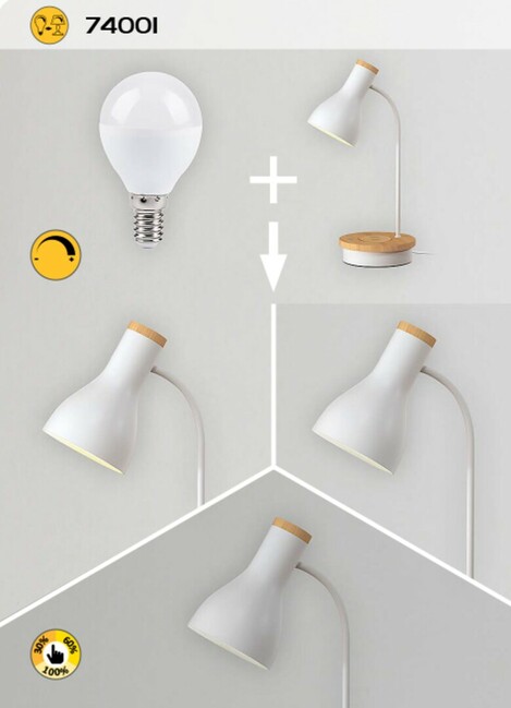 Svietidlo MOSLEY - E14 1x MAX 25W, IP20