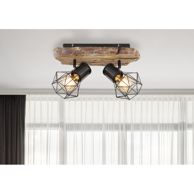 Nástenné svietidlo PRISKA - 60W,E27,IP20 - 54017W-2