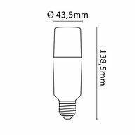 Žiarovka LED, TUBE,T45, E27, 13W, ASALITE, 4500K