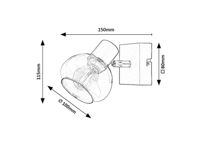 Svietidlo SULLIVAN - E14, 40W, IP20 - 3295