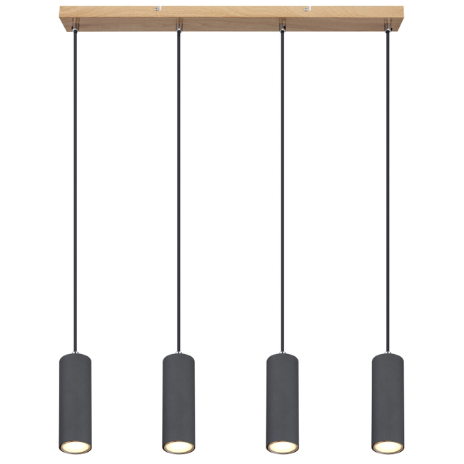 Závesné svietidlo ROBBY - GU10, IP20, grafitová - 57911-4HG