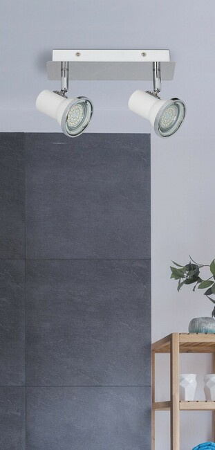 Svietidlo STEVE - LED/9W, GU10/2x max. 15W, IP44 - 5498