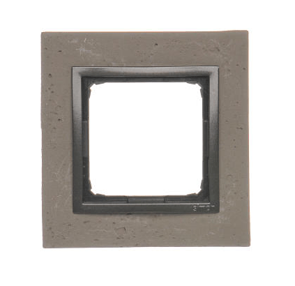 Simon 54 Nature - Rámček 1- násobný, betón tmavý/antracit