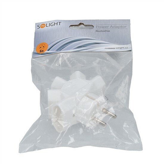 Rozdvojka s uzemnením 5x2,5A