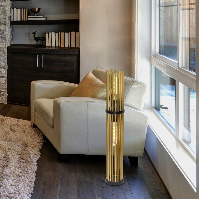 Stolové svietidlo ROXAS - E27/2x max. 40W, IP20 - 74022