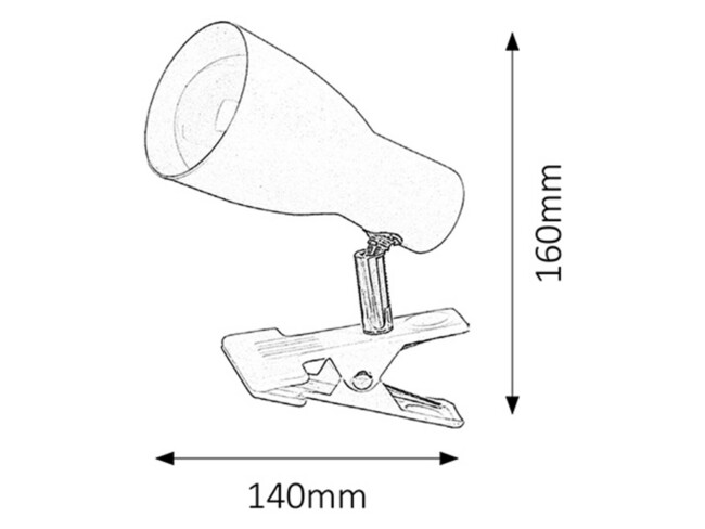 Svietidlo EBONY - E27/20W, IP20 - 6026
