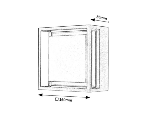Svietidlo MENDOZA - 6,5W,530lm, IP65 - 7110