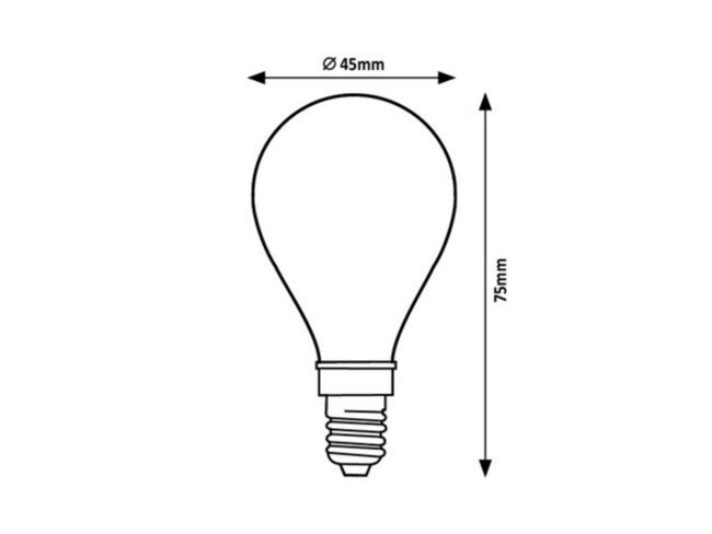 Žiarovka FILAMENT-LED - 6W, 850lm, 3000K, IP20 - 79031