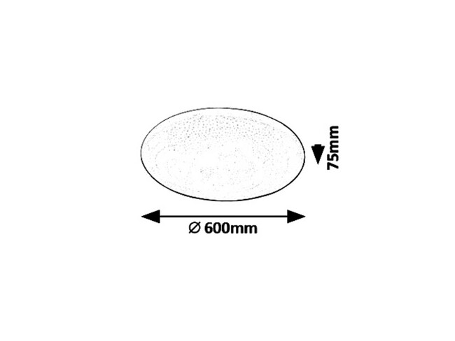 Svietidlo DANNY - LED/60W, IP20 - 5446