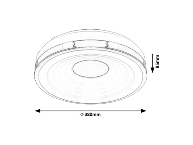 Svietidlo POLINA - LED 24W, 230V, 50Hz, IP20 - 5697