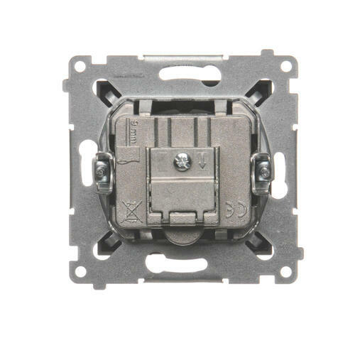 SIMON54 - zásuvka R-TV-SAT koncová, hnedá matná