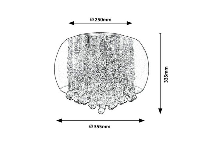 Svietidlo NINELLE - G9/6x max. 40W, IP20 - 3598