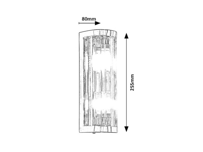 Svietidlo SYBIL - G9 2X MAX 28W, IP44 - 75035