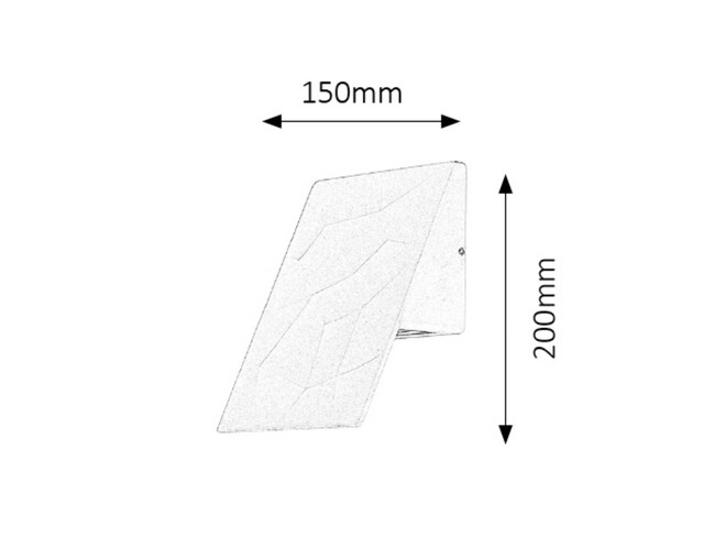 Svietidlo NANCY - 8,5W, 230V, 50Hz, IP44 - 8109