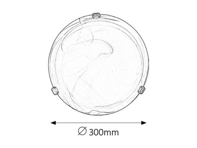 Svietidlo ALABASTRO - E27/60W, IP20 - 3253