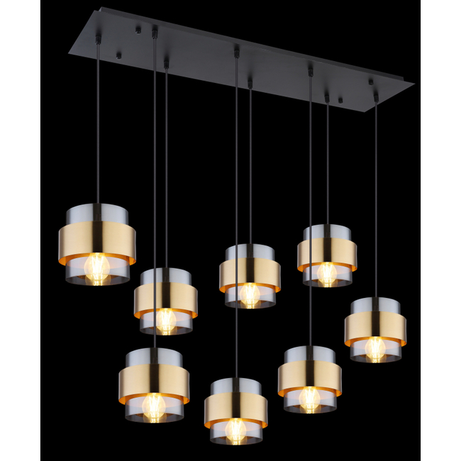 Závesné svietidlo MILLEY - 60W,E27,IP20 - 15560-8H