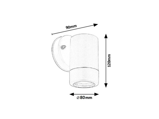 Svietidlo MEDINA - GU10, 10W, IP44 - 8832