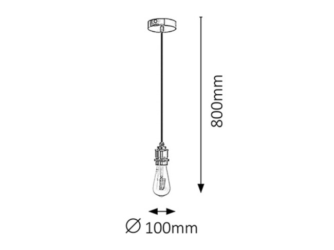 Svietidlo FIXY - E27/ 60W, IP20 - 1416