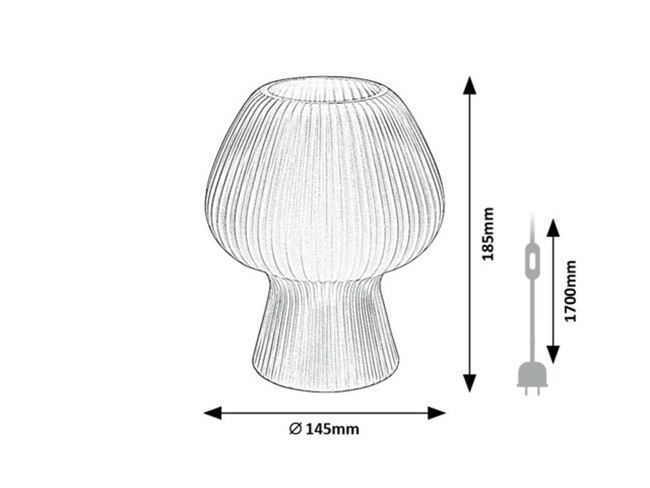 Dekoračné svietidlo VINELLE - E14/1x max. 60W, IP20 - 74023