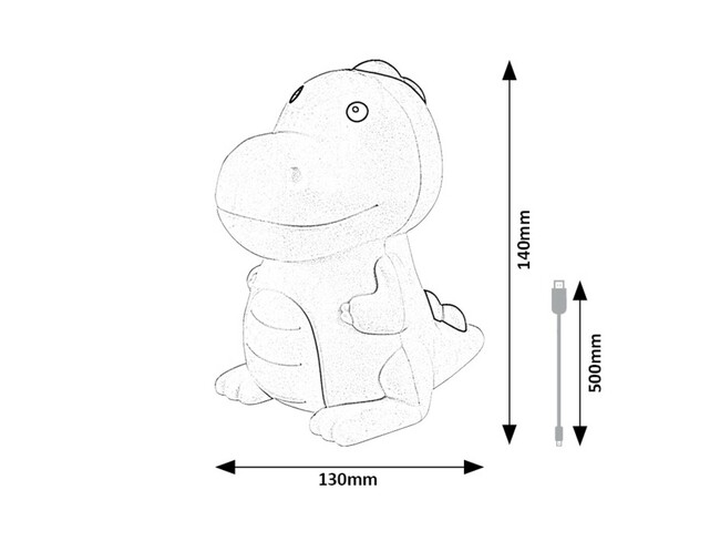 Svietidlo DINOO - 0,45W, 30lm, IP20 - 76021