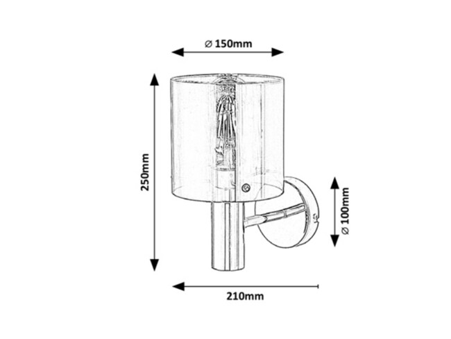 Svietidlo DONATI - E27, 60W, IP20 - 5248