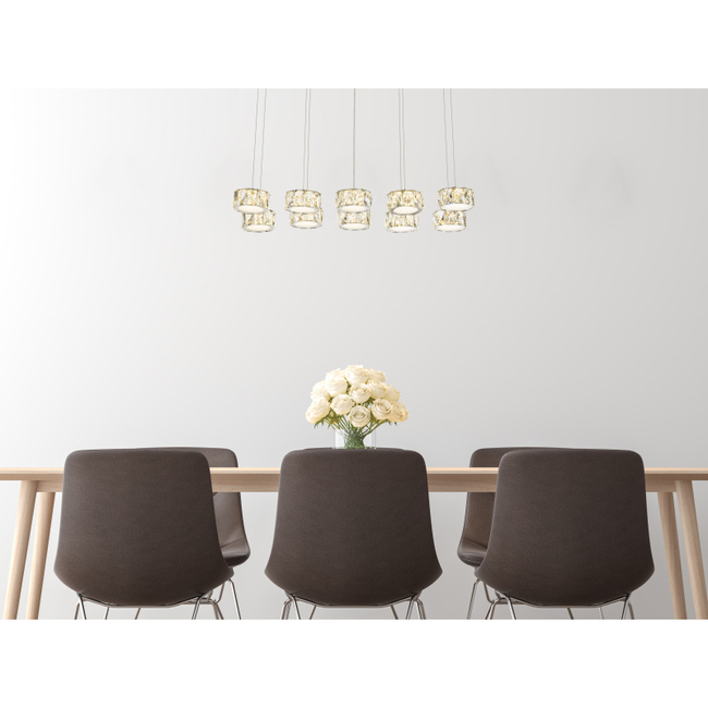 Závesné svietidlo AMUR - 48W, 5200/3700lm, IP20 - 49350-92H