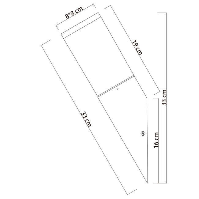 Vonkajšie svietidlo HERRI - 15W,E27,IP44 - 31730S