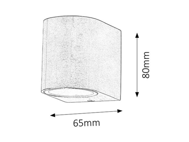 Svietidlo CHILE - GU10/35W, IP44 - 8029