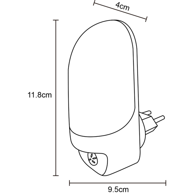 Nástenné svietidlo URSULA - 0,20,IP20,biela - 31946