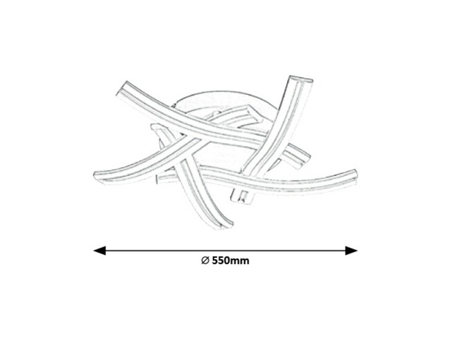 Svietidlo TULIO - LED/60W (4000lm, 3000K), IP20 - 5890