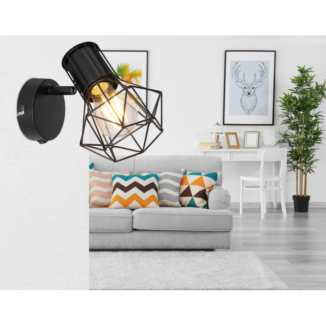 Nástenné svietidlo PRISKA - 40W,E27,IP20 - 54017-1M