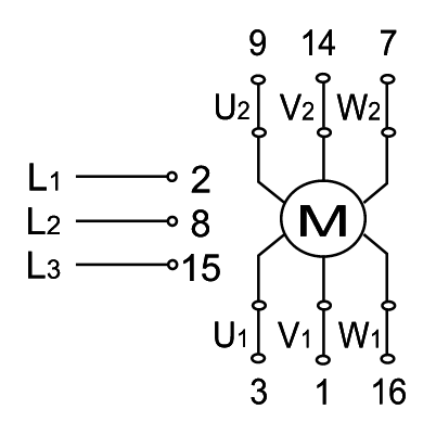 Vypínač vačkový (H*T), 32A, IP65